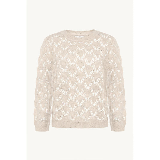 CLAIRE CWPalma Pullover 14505 Sand-Melange
