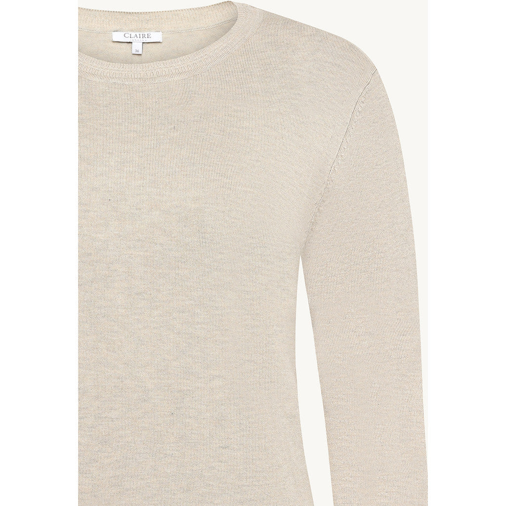 CLAIRE CWPanilla Pullover 3261 Sand Stone