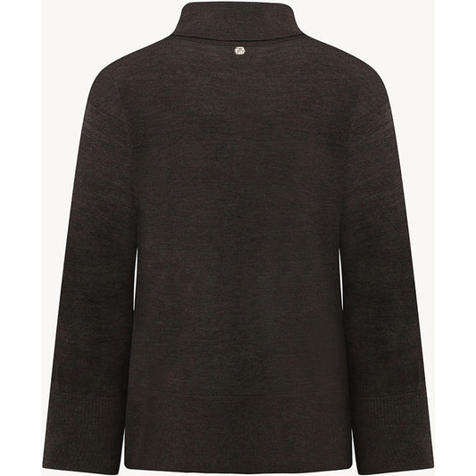 CLAIRE CWPaola Pullover 14579 Hot Fudge Melange