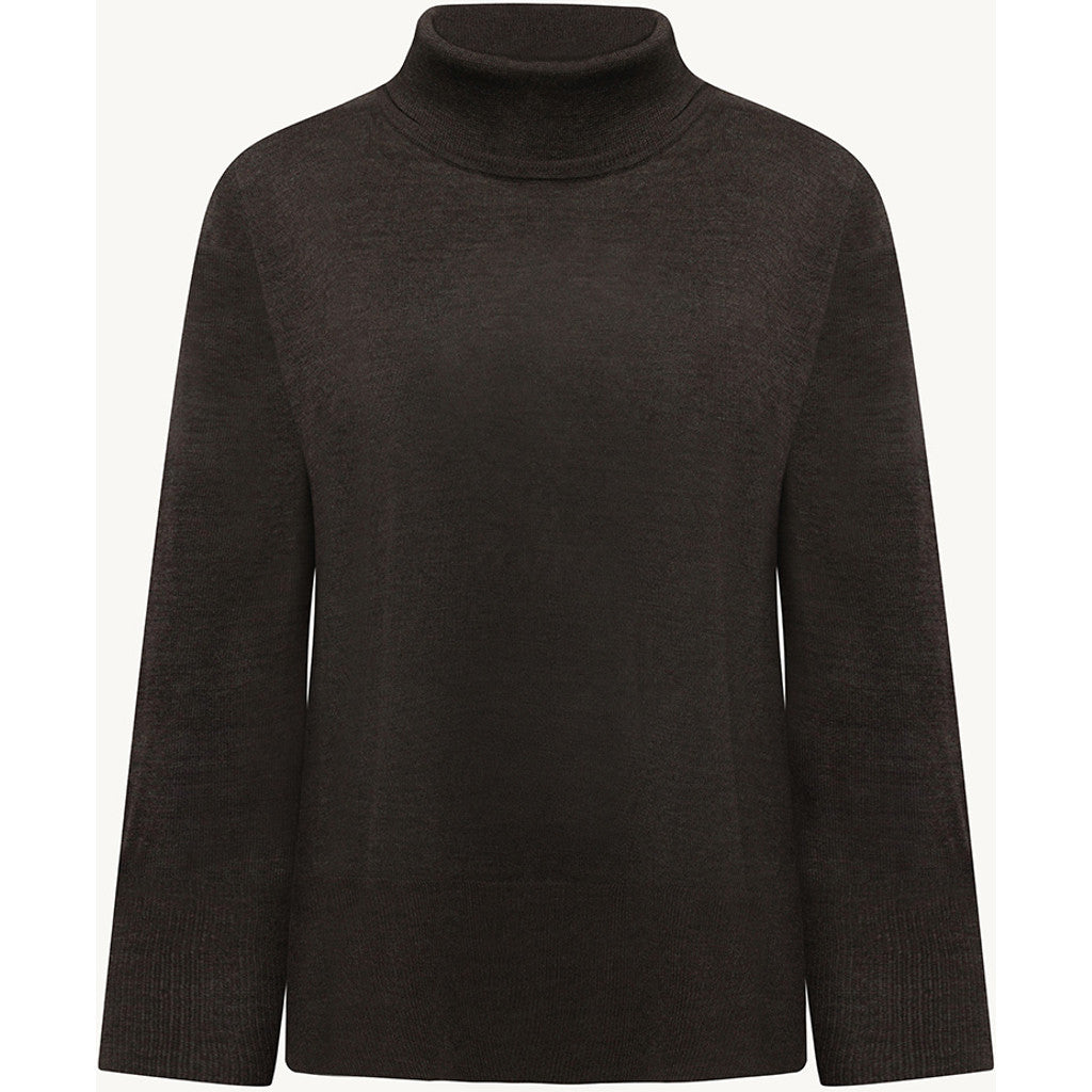 CLAIRE CWPaola Pullover 14579 Hot Fudge Melange