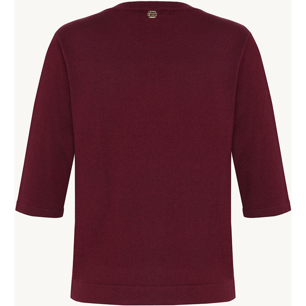 CLAIRE CWPaprika Pullover 13748 Wine Melange