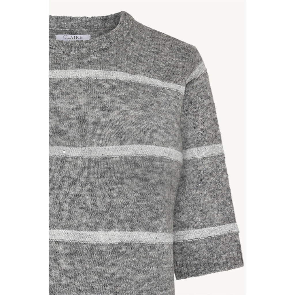 CLAIRE CWPareesa Pullover 1206 Grey Melange