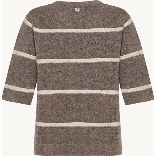 CLAIRE CWPareesa Pullover 13578 Cacao Melange