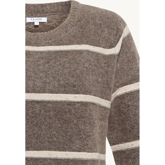 CLAIRE CWPareesa Pullover 13578 Cacao Melange