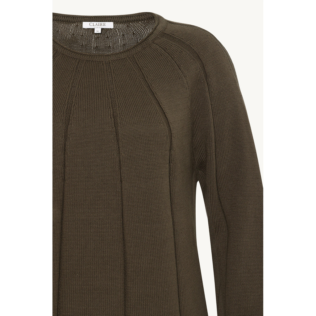 CLAIRE CWPatsy Cardigan 3579 Deer Brown