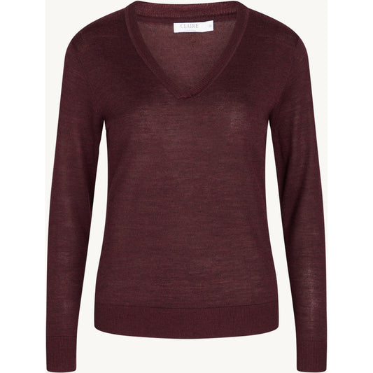 CLAIRE CWPatti Pullover 13748 Wine Melange