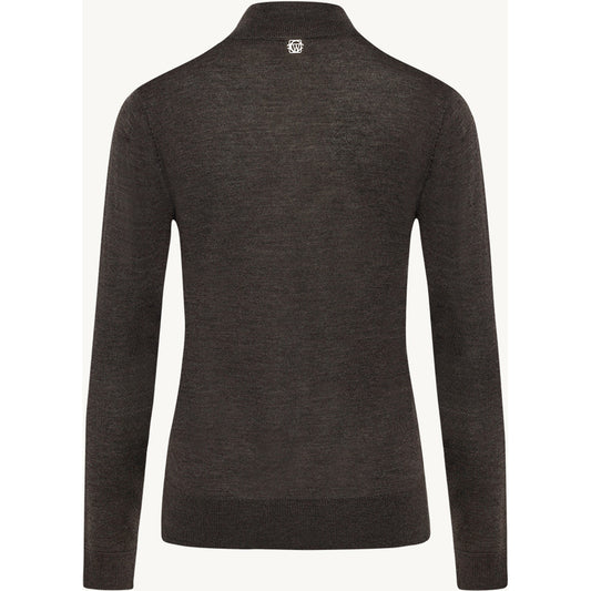 CLAIRE CWPaulia Pullover 14579 Hot Fudge Melange