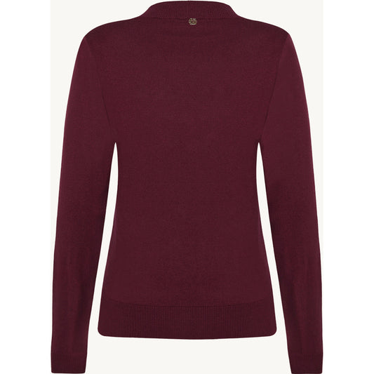 CLAIRE CWPaulia Pullover 13748 Wine Melange