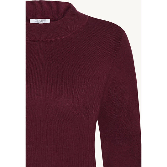 CLAIRE CWPaulia Pullover 13748 Wine Melange