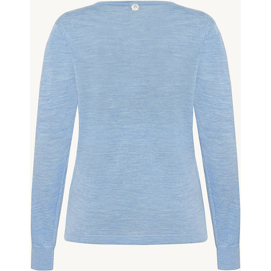 CLAIRE CWPavla Pullover 13194 Vista Blue Melange