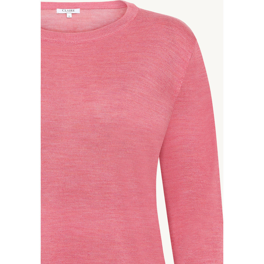 CLAIRE CWPavla Pullover 14711 Coral Blush Melange
