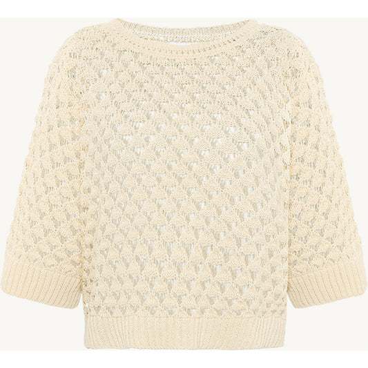 CLAIRE CWPaya Pullover 13261 Sand Stone Melange