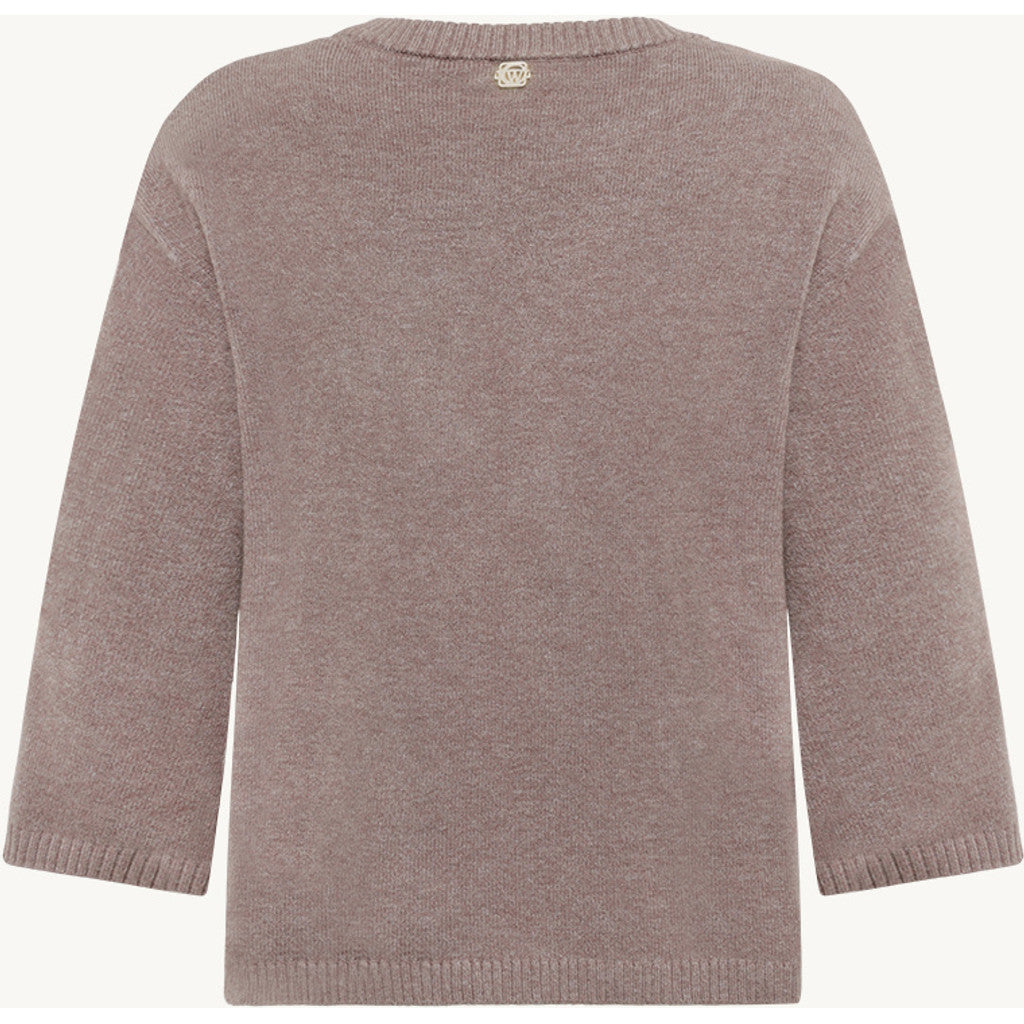 CLAIRE CWPeace Pullover 13578 Cacao Melange