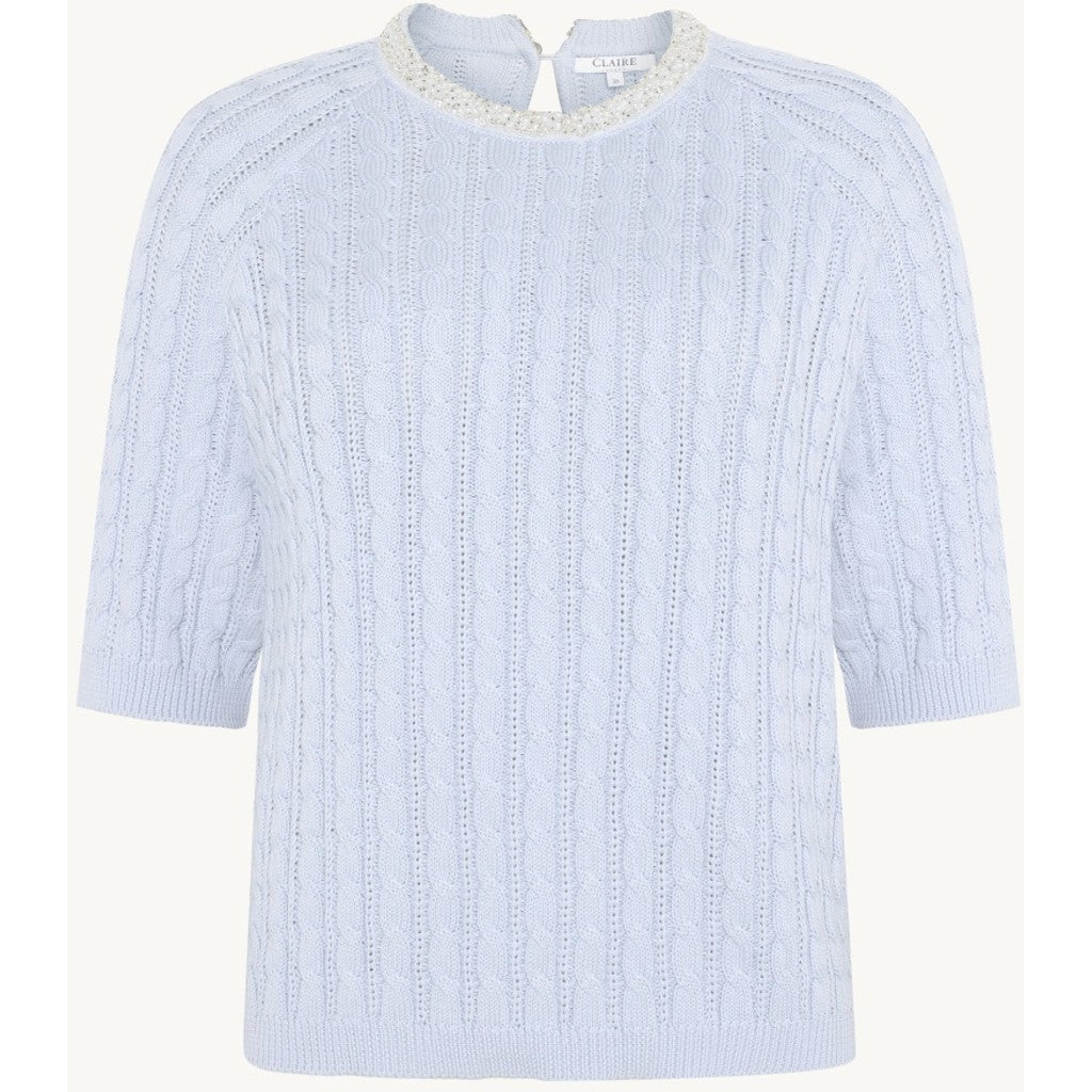 CLAIRE CWPearline Pullover 3101 Angel Blue