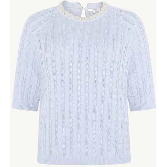 CLAIRE CWPearline Pullover 3101 Angel Blue