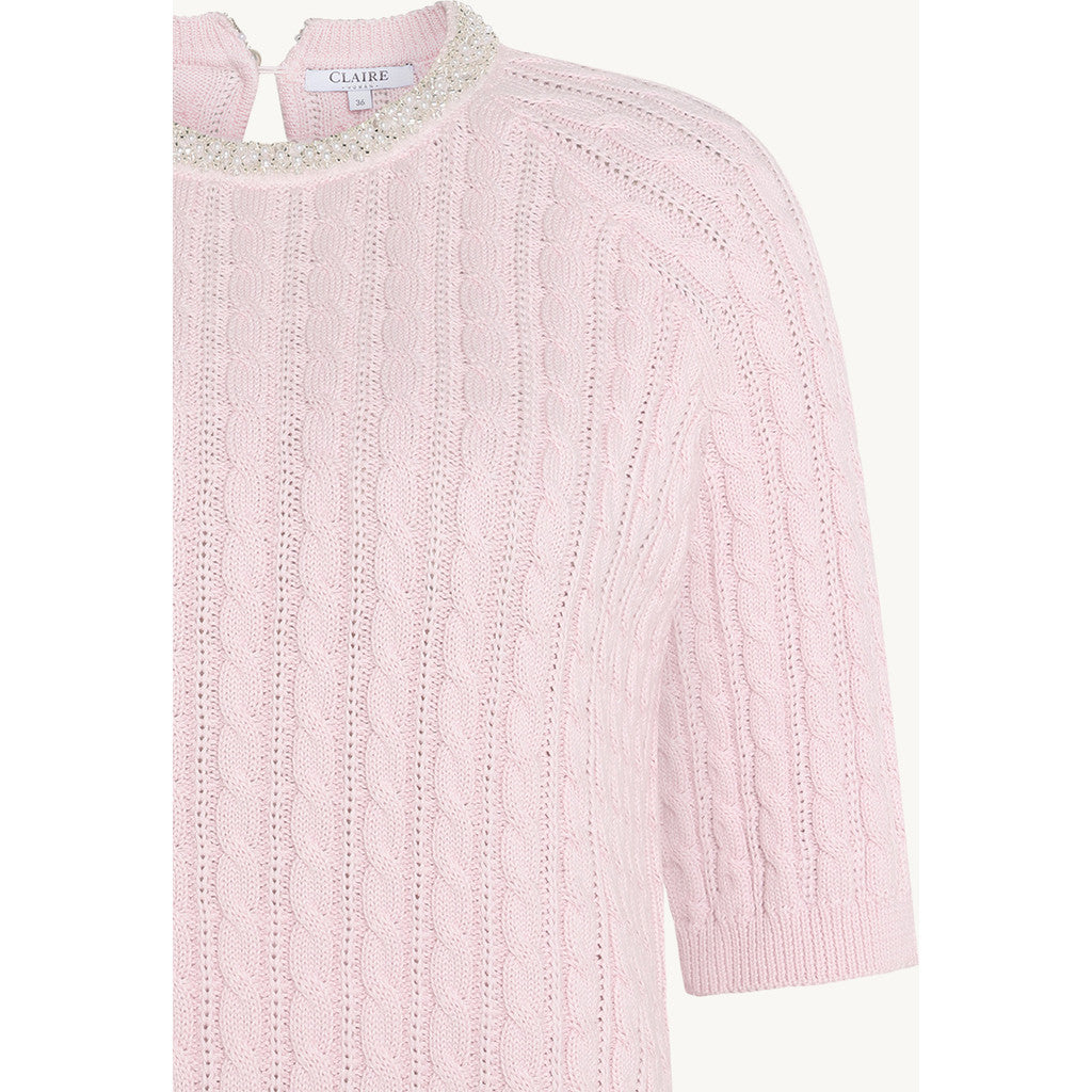 CLAIRE CWPearline Pullover 4306 Pink Touch