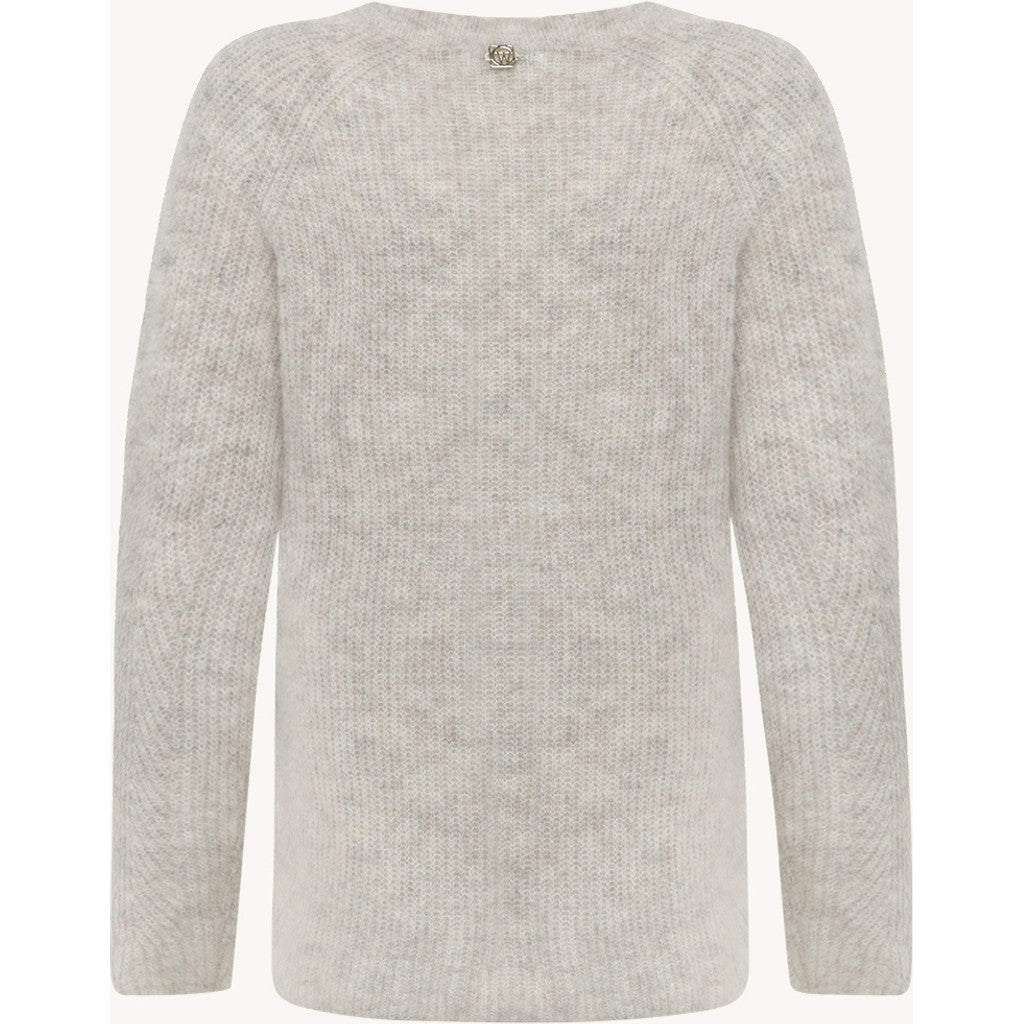 CLAIRE CWPetrusjka Pullover 13272 Snow White Melange