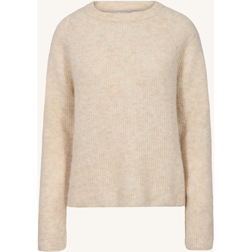 CLAIRE CWPhiline-L Pullover 14505 Sand-Melange