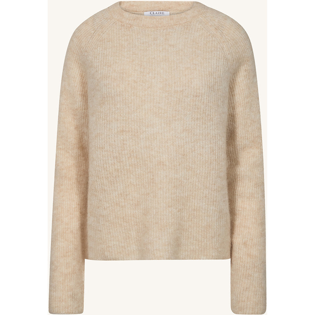 CLAIRE CWPhiline-L Pullover 14505 Sand-Melange