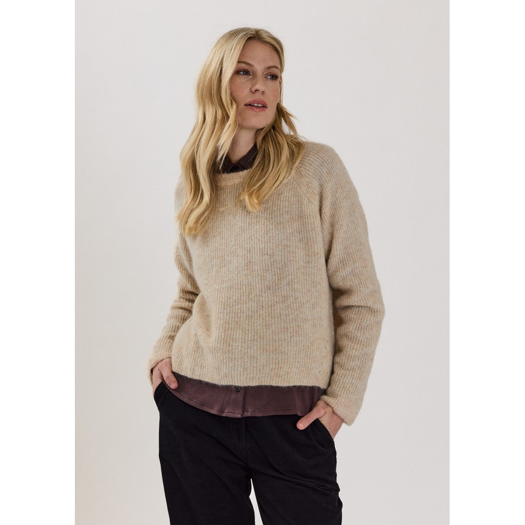 CLAIRE CWPhiline Pullover 14505 Sand-Melange
