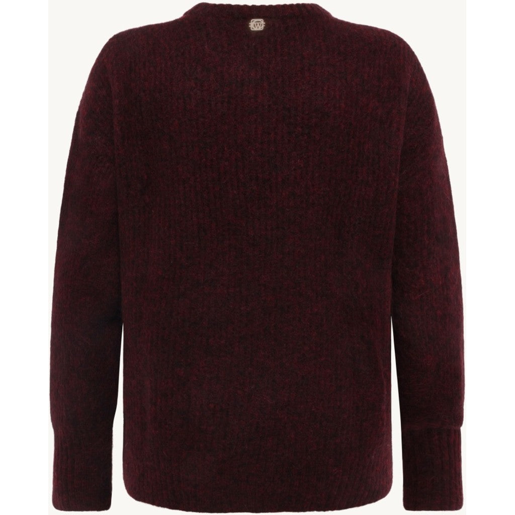 CLAIRE CWPianna Pullover 13748 Wine Melange