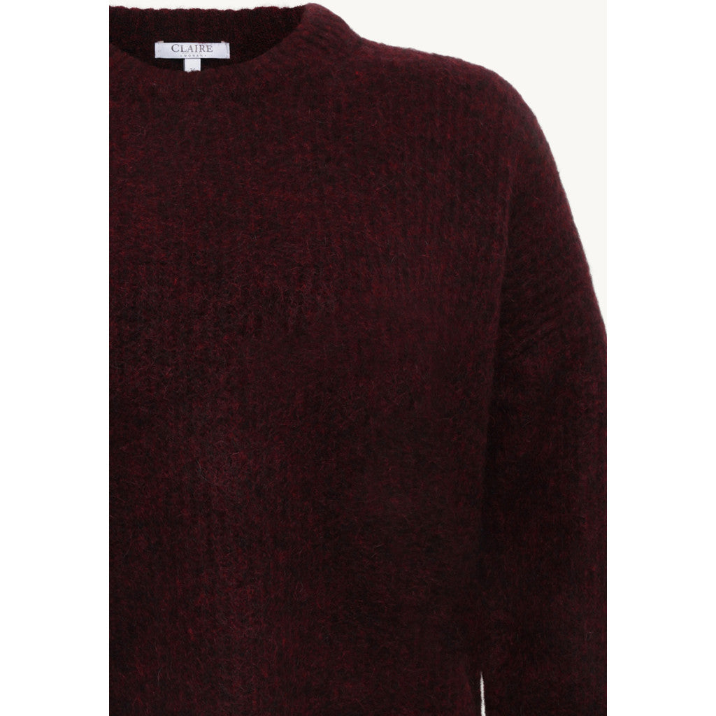 CLAIRE CWPianna Pullover 13748 Wine Melange