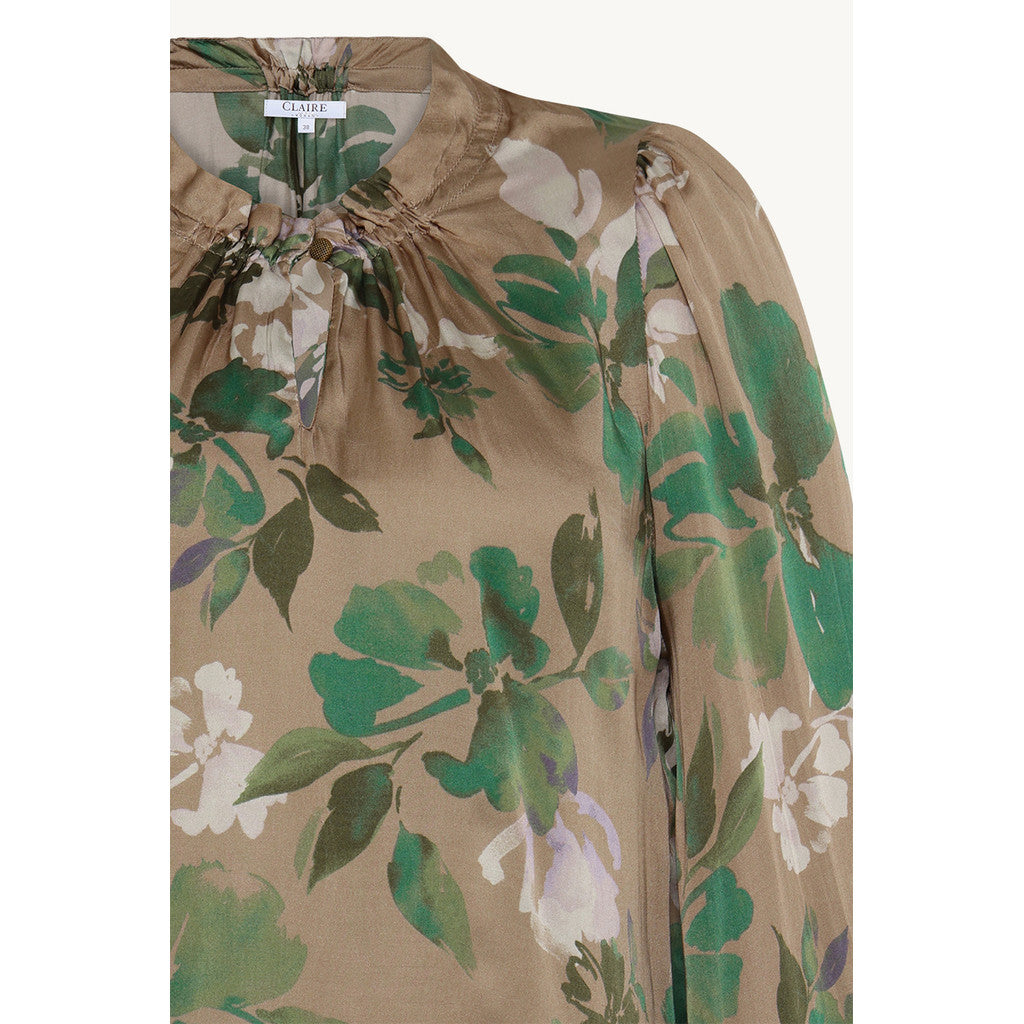 CLAIRE CWPippa Pullover 13261 Sand Stone Melange