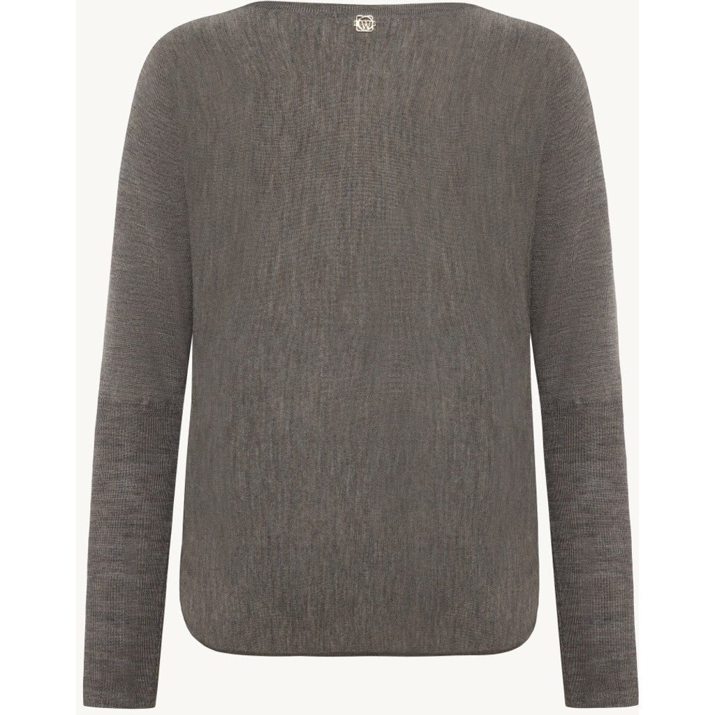 CLAIRE CWPippa Pullover 13571 Falcon Melange