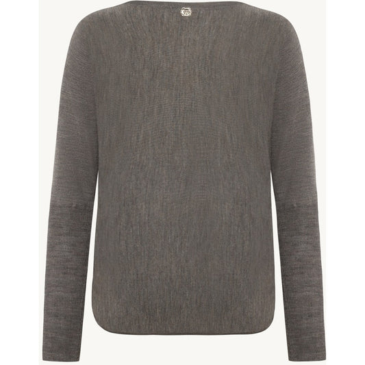 CLAIRE CWPippa Pullover 13571 Falcon Melange