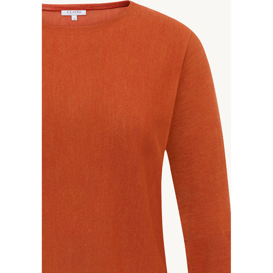 CLAIRE CWPippa Pullover 14601 Ochre Burn