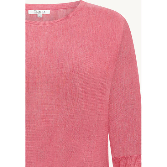 CLAIRE CWPippa Pullover 14711 Coral Blush Melange