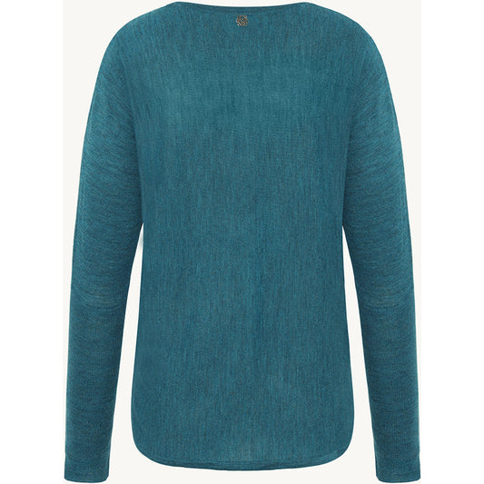 CLAIRE CWPippa Pullover 14986 Peacock Melange