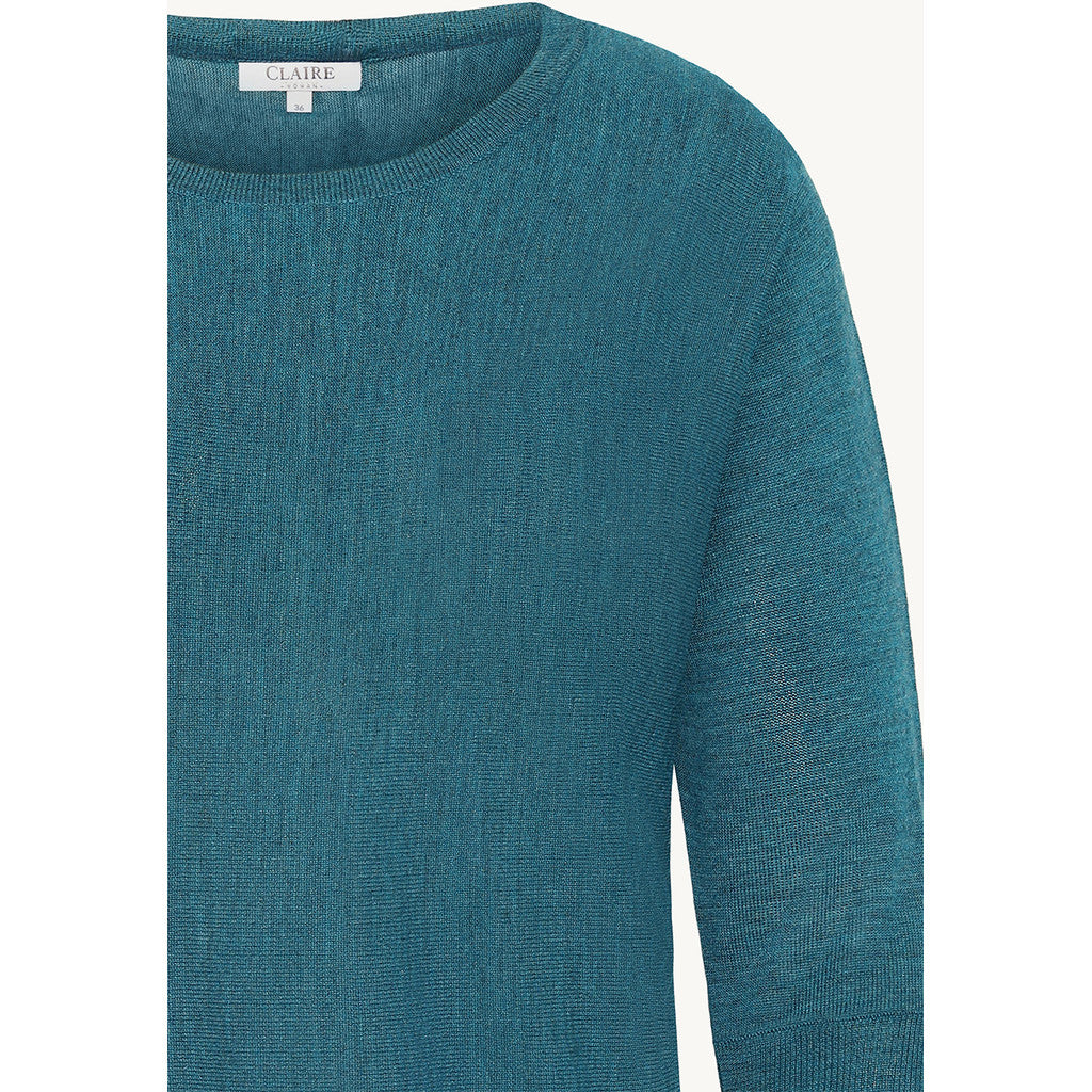 CLAIRE CWPippa Pullover 14986 Peacock Melange