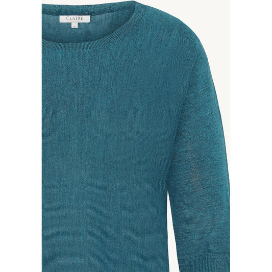 CLAIRE CWPippa Pullover 14986 Peacock Melange