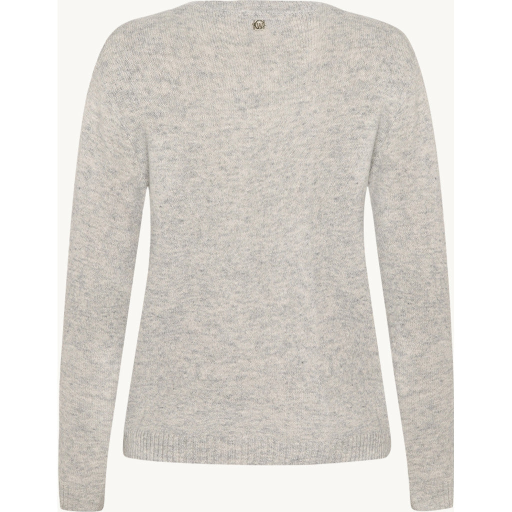 CLAIRE CWPreet Pullover 1218 Soft Grey Melange