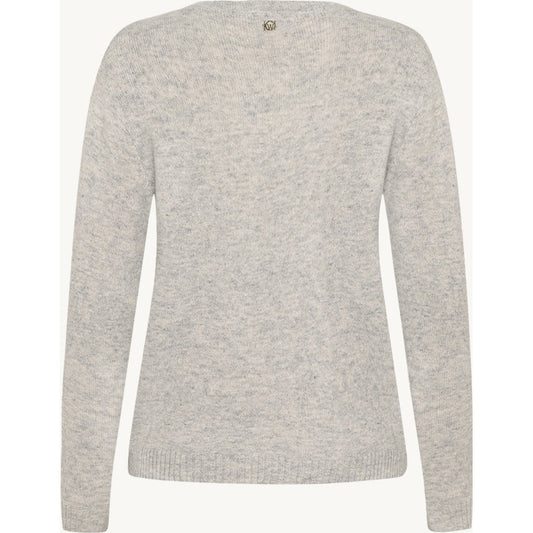 CLAIRE CWPreet Pullover 1218 Soft Grey Melange