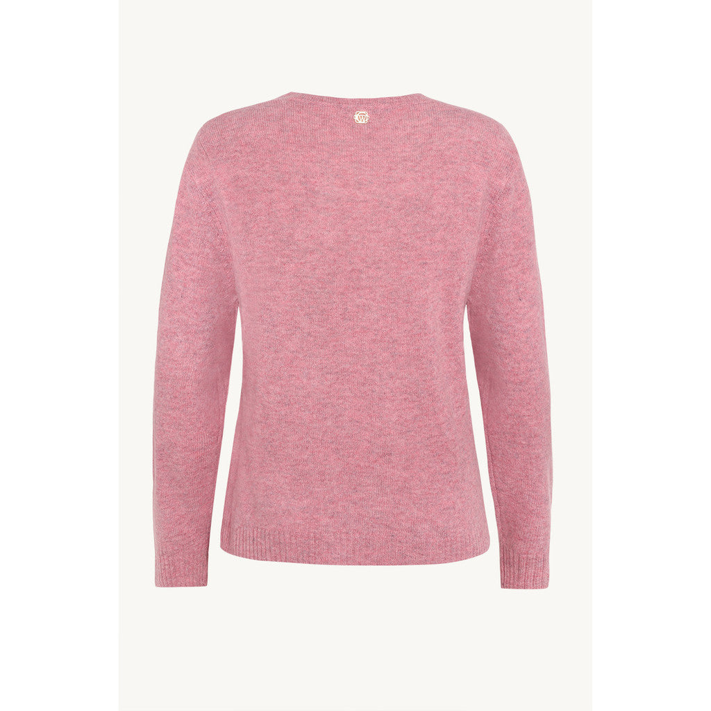 CLAIRE CWPreet Pullover 13726 Rose Wine Melange