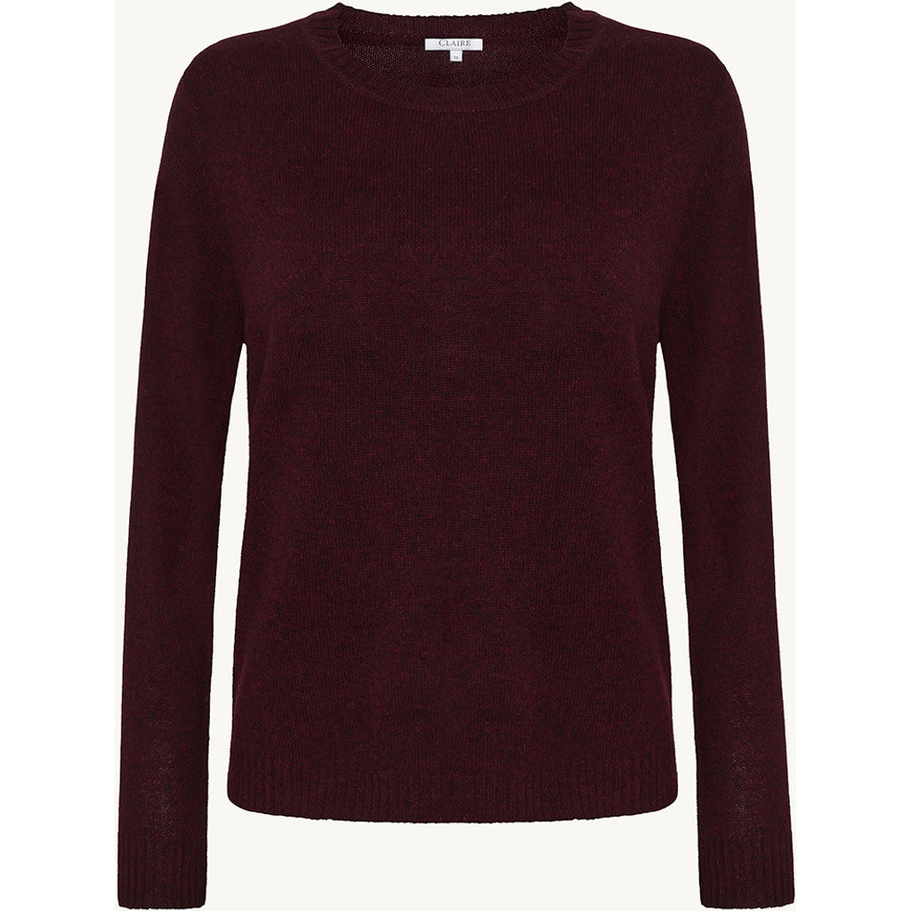 CLAIRE CWPreet Pullover 13748 Wine Melange