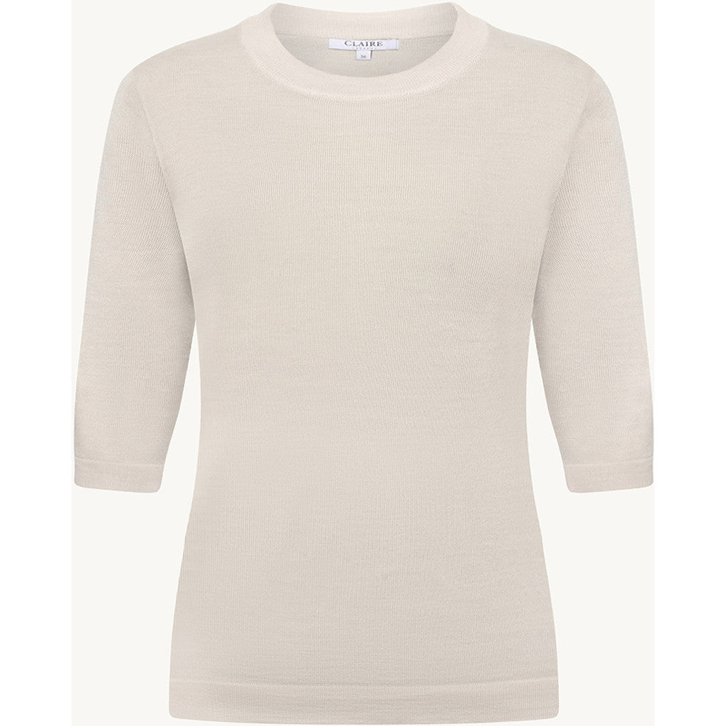 CLAIRE CWPutri Pullover 13261 Sand Stone Melange