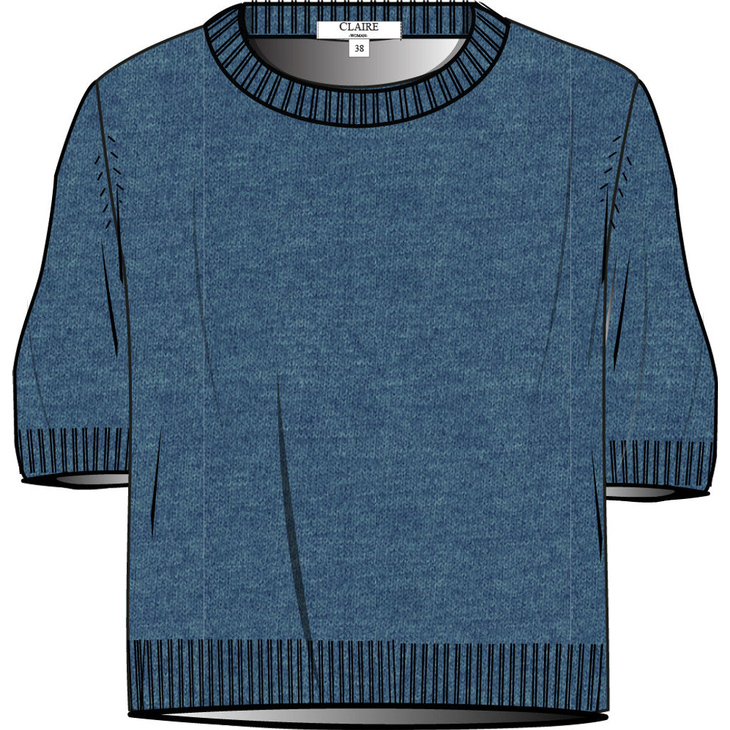 CLAIRE CWPutri Pullover 13029 Largo Melange
