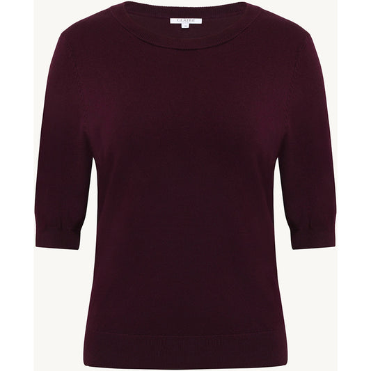 CLAIRE CWPutri Pullover 13748 Wine Melange
