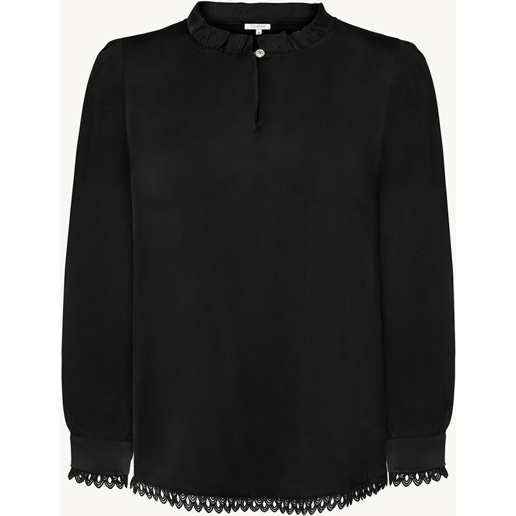 CLAIRE CWRaquel Lace Shirts 3244 Black