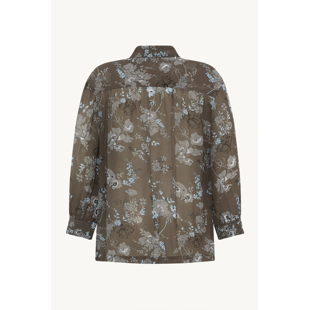 CLAIRE CWRenette Poppy 3/4 Sleeves Shirts 3579 Deer Brown