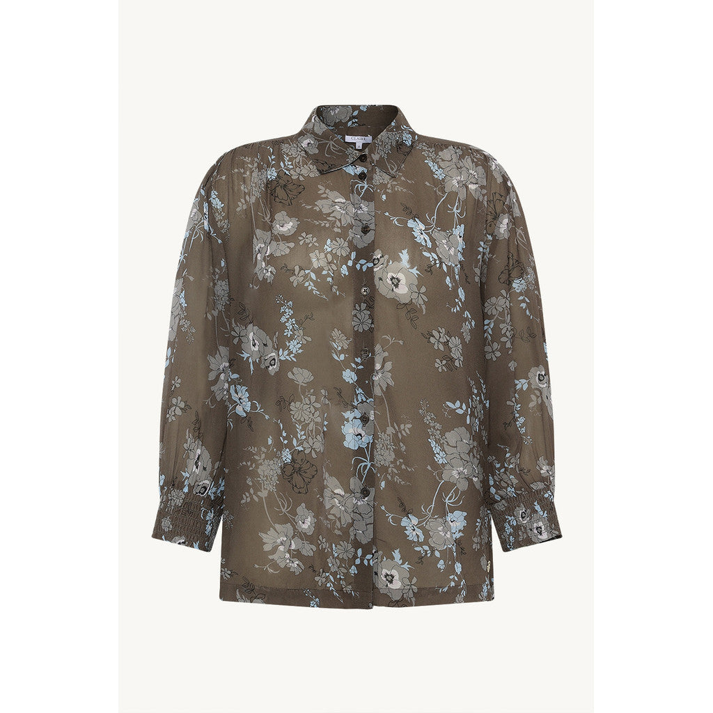 CLAIRE CWRenette Poppy 3/4 Sleeves Shirts 3579 Deer Brown