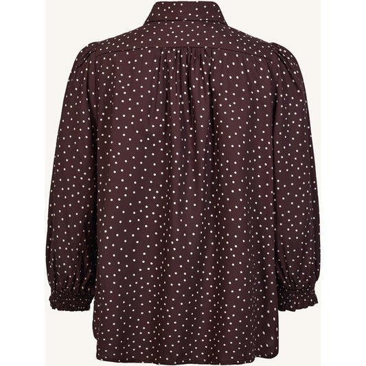 CLAIRE CWRhona 3/4 sleeve Shirts 4565 Chocolate