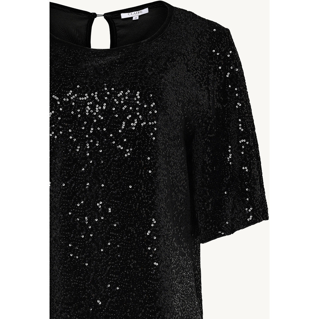 CLAIRE CWRosalind T-shirt S/S 3244 Black