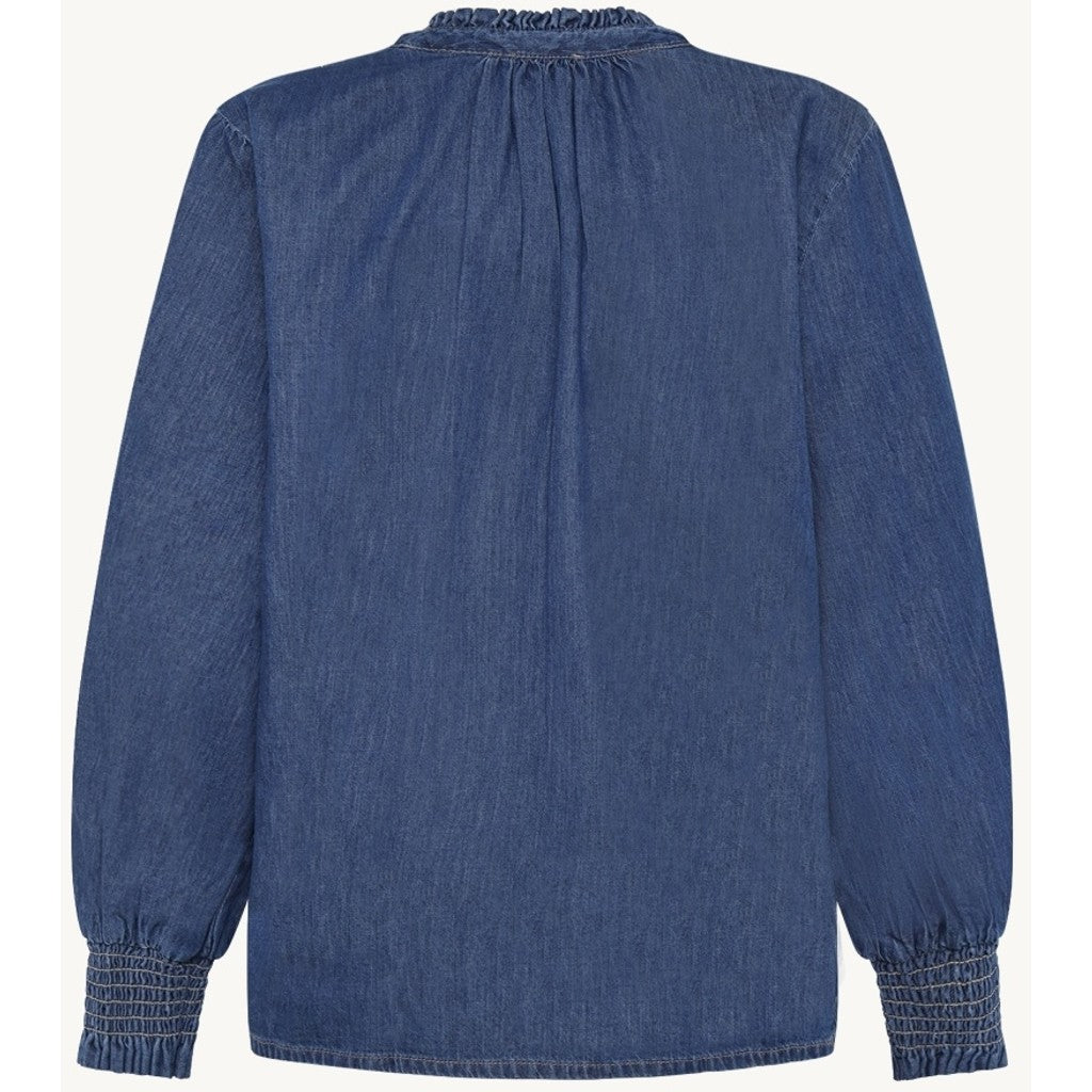 CLAIRE CWSahara Shirts 17 Medium Blue Denim