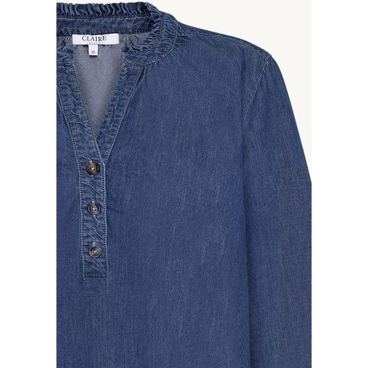 CLAIRE CWSahara Shirts 17 Medium Blue Denim
