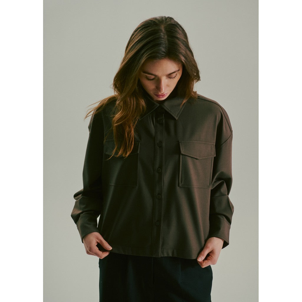 CLAIRE CWSellma Shirt Shirts 13578 Cacao Melange