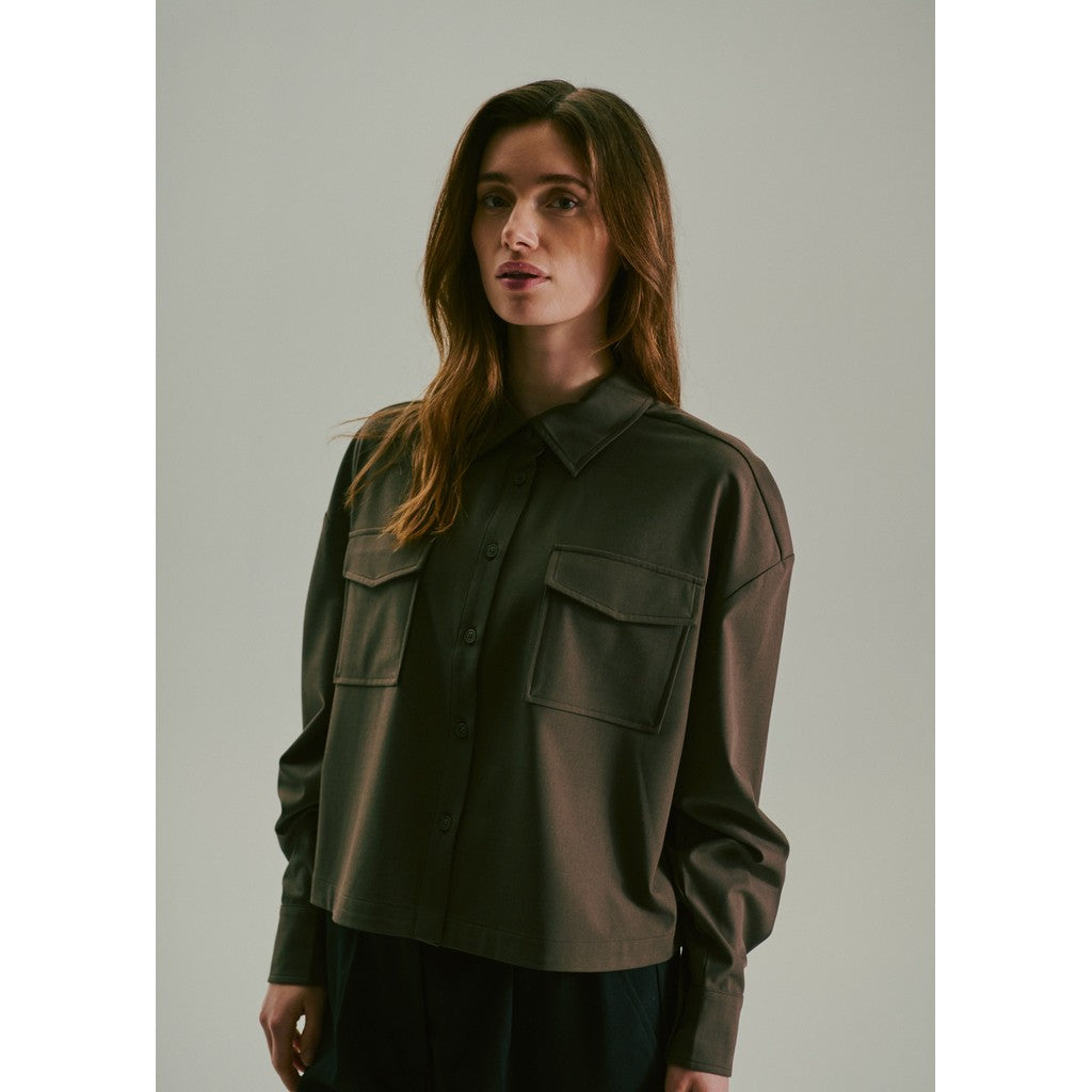 CLAIRE CWSellma Shirt Shirts 13578 Cacao Melange